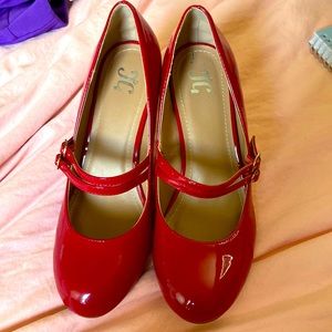 Juicy couture red shoes